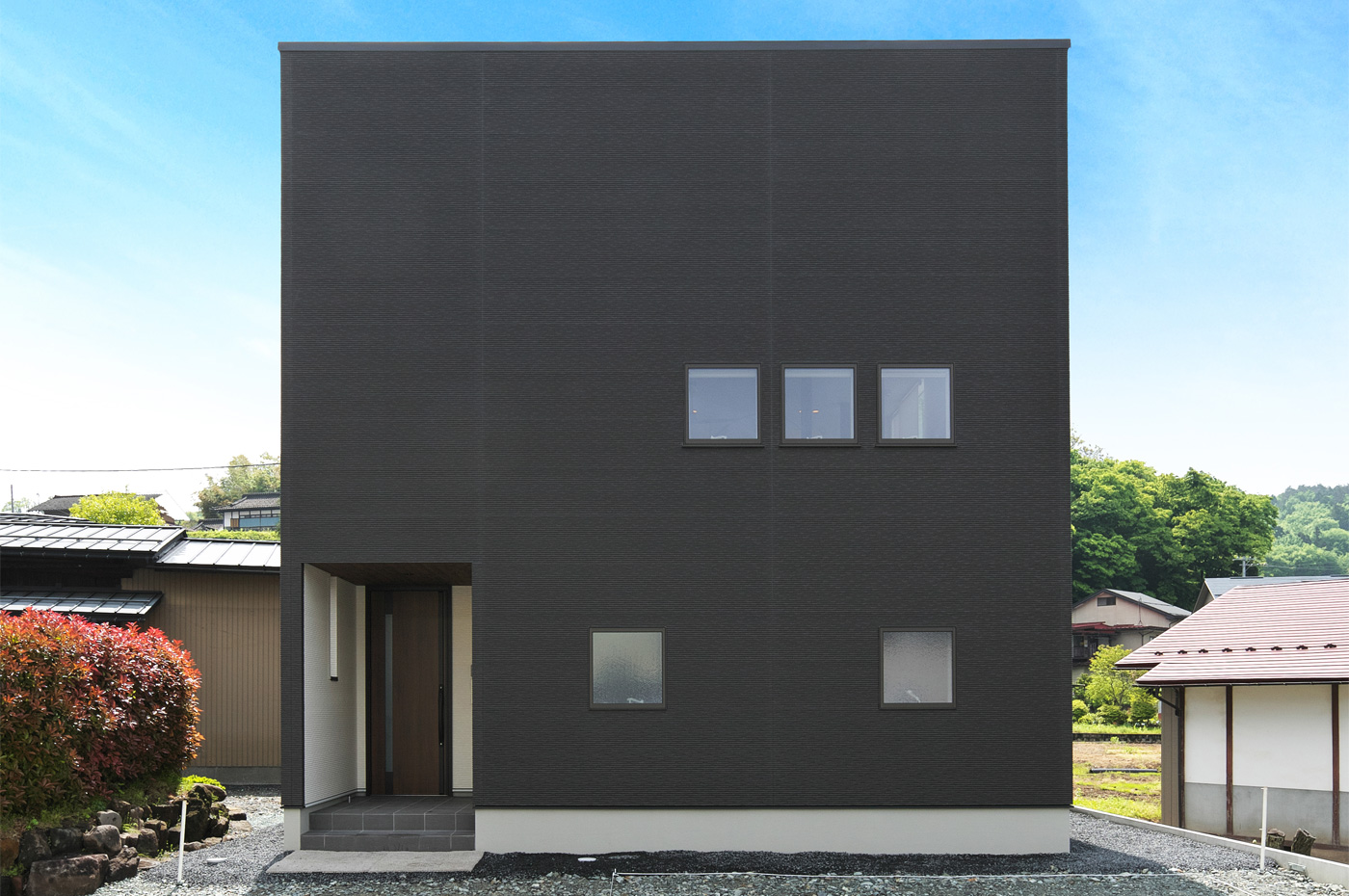 スキップフロアでつながる家