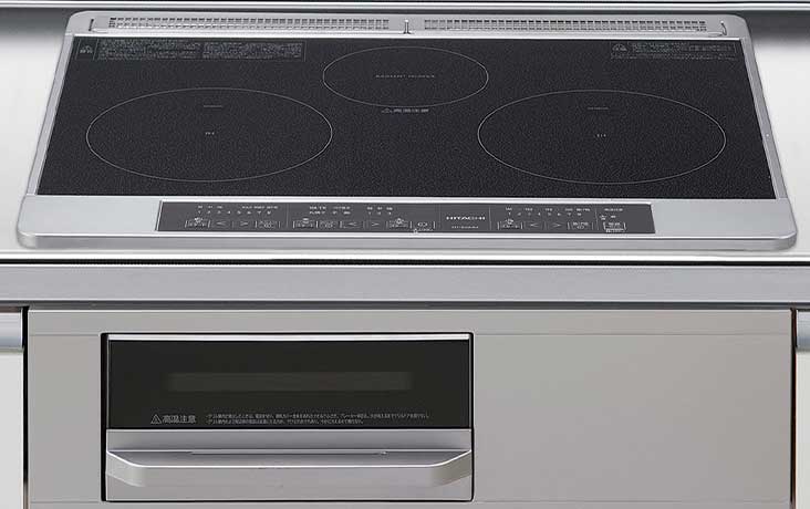 3口IHクッキングヒーター