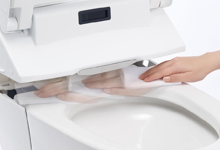 気になるにおいの元もカットするトイレ