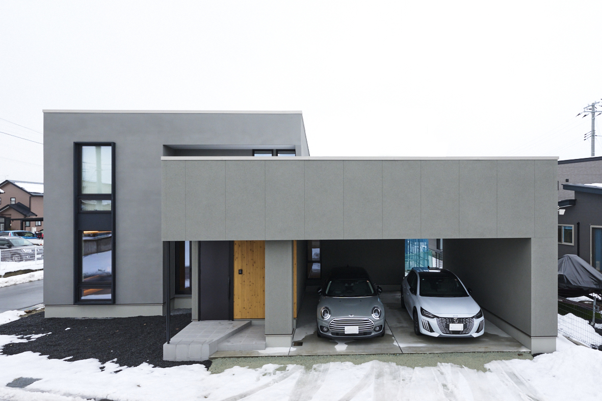 愛車と暮らしがひとつになる家