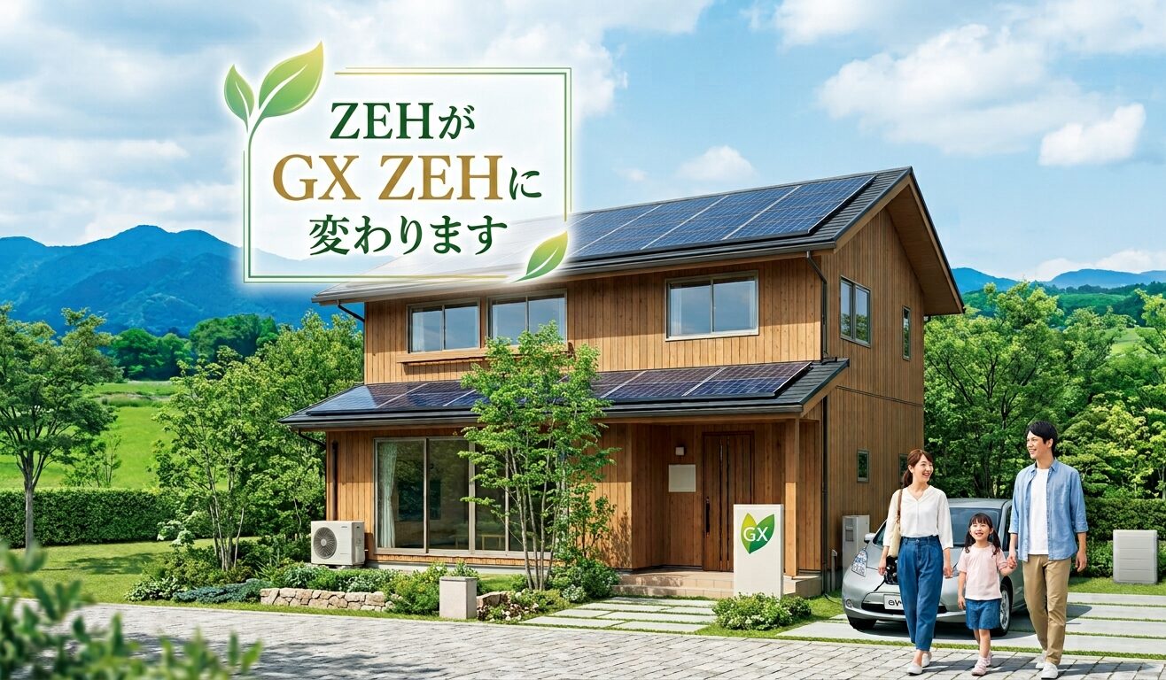 2028年4月「ZEH」が「GX ZEH」に進化！改正のポイントを解説